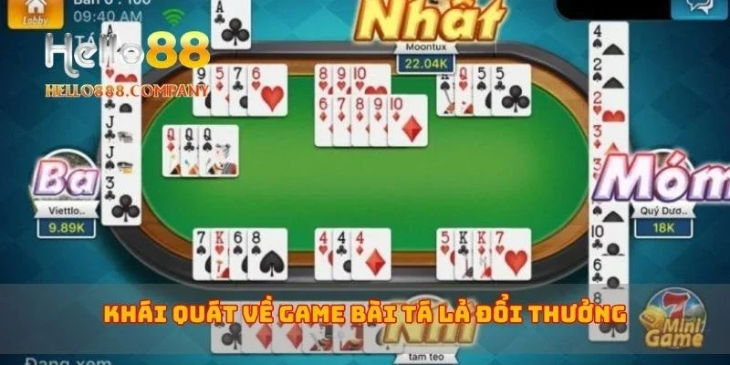 Khái quát về game bài tá lả đổi thưởng